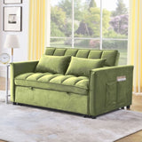 Sleeper Sofa, Convertible Sofa, Recliner, Bed, 3-in-1, 3-Position Adjustable Backrest, 2-Seater W1853P255670