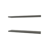 Greer Floating Shelf in Melamine x2, Grey B128P245006