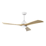 ZUN 52" Ceiling Fan with Lights Remote Control,Quiet DC Motor 3 Blade Ceiling Fans 6 Speed W1592122611