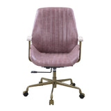 ZUN Pink Office Chair with Swivel B062P215467