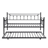 Daybed with trundle BLACK W311128174
