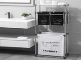 Laundry Hamper 3 Tier Laundry Sorter with 4 Removable Bags for Organizing Clothes, Laundry, Lights, 71355225