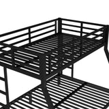 Metal Twin over Full Bunk Bed for Teens and Adults,Space-Saving/Noise Reduced/No Box Spring Needed, W1580P309633
