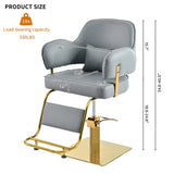 Elegant Barber,Salon for Hair Stylis,with Heavy Duty Hydraulic Pump Adjustable Barber WF318042FAA