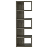 Weathered Grey 5-Shelf Bookcase B062P153764