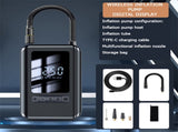 150PSI 4000mAHPortable Charging Digital Display Air Compressor with LED Lighting 94636949