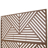 Outdoor & Indoor Privacy Metal Privacy 76" H48" W, Freestanding Decorative Privacy W465P193162