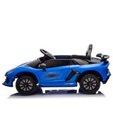 ZUN 12V Kids Ride On Car W/Parents Remote Control,Licensed Lamborghini Aventador Xago,Hydraulic pressure W1396P184348