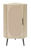 Corner cabinet ,Rattan door,Freestanding Corner Tables For Small Spaces, Corner Shelf Stand For W688P160490