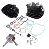 ZUN For Yamaha Blaster 200 66mm Piston Cylinder Crank Motor Rebuild Gasket Seal Kit 17499573