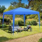 ZUN Outdoor 10x 10Ft Pop Up Gazebo Canopy Tent with Removable Sidewall with Zipper,2pcs Sidewall with W419P147534