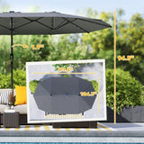 Outdoor beach umbrella/Double-Sided Sun Umbrella 88026559