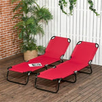 ZUN Folding Lounge Chairs / beach chair （Prohibited by WalMart） 70597101