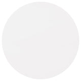 Matte White and Natural Round Dining Table B062P153868