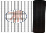 48 inch50 ft Black Vinyl Coated Hardware Cloth, 19 Gauge 1/2 inch Black PVC Hardware Cloth, Black W2286P160459