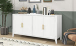 ZUN Accent Storage Cabinet Sideboard Wooden Cabinet with Metal Handles for Hallway, Entryway, Living 70227129