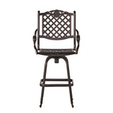 ZUN CAST ALUMINUM BAR STOOL 46231983