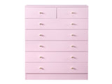 Modern Simple 7-Drawer Dresser Pink 24822027