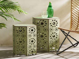 Outdoor ELIANA SIDE TABLE,2 PCS 69740.00CGRN