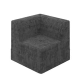 Corner sofa Compressed Sectional Sofa Modern Minimalist Style Corduroy Couch, Sleeper Sofa for W487P230484