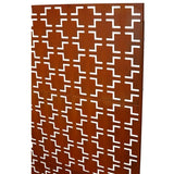 Outdoor & Indoor Privacy Metal Privacy 76" H48" W, Freestanding Decorative Privacy W465P193209