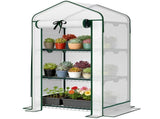 Garden Bed with Mini Greenhouse 80405371