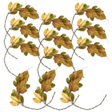 Set of 12, 49" Maple Leaf Spray Green Mustard, Botanicals Decor for Harvest Festival Fall Festival W2078P246464