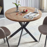 ZUN Table Leg Only!! Easy-Assembly Round Dining Table,Coffee Table for Cafe/Bar Kitchen Dining Office W116485025