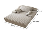 Chaise Lounge Chair Indoor, Oversized Upholstered Sofa Bed, Sleeper Couch Reading Chairs Fluffy W2824P301530