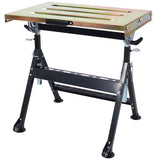 Welding Table 30"x20", 400lbs Load Capacity Steel Welding Workbench Table on Wheels, Folding Work 97101783