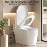 Smart Toilet Smart Bidet Toilet with Remote Control and Auto Open/Close Pump-assisted Flush Foot W1217P299517