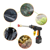 653PSI Cordless Pressure Washer, High Pressure Car Washer Cleaner, Electric Sprayer Water Gun, with 16381921