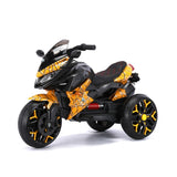 ZUN Kids Motorcycle Ride-On Motorcycle 3-Wheels Battery Powered Motorbike Rechargeable 12 V kids ride on W1760P252056