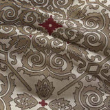 Queen 7 Piece Jacquard Comforter Set with Throw Pillows B03597220