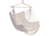 Pillow Tassel Hanging Chair Beige 31726374