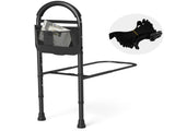 Height Adjustable Bedside Safety Rail, Tool-Free Assembly Bed Assist Bar with Anti-Slip Legs for 64404001
