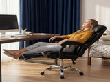 Office Chair Adjustable Height Executive Desk Chair with Foot Rest Comfortable Computer Chair High W3851P452861