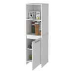 ZUN Danforth Pantry Cabinet, Single Door Cabinet, Four Shelves B128P148905