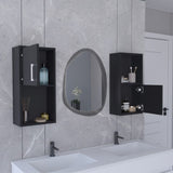 Oba 2-Pc Wall-Mounted Bathroom Medicine Cabinet with Open and Closed Storage B200P188846