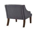 Mid Century Modern Accent,Upholstered Fabric Armchair with Solid Wood Legs,Lounge Reading W2186P481732