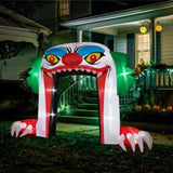 8.9 FT Halloween Inflatables Clown Archway Outdoor, Scary Halloween Giant Clown Blow up 42020143