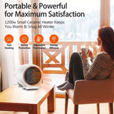 ZUN 1500W Portable Electric Space Heater Garage Hot Air Fan for Indoor Large Room 08202081