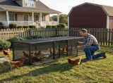 83"Thickened Chicken Coop Durable Pigeon Cage Outdoor Use Comfortable Poultry Cage For Home Breeding 42757981