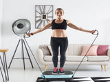 Vibration Exercise Machine With Resistant Bands Remote Control Whole Body Vibration Platform Workout 86340703