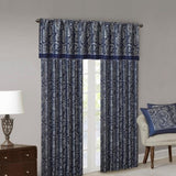 Jacquard Curtain Panel Pair B03598176