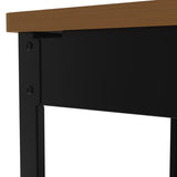 Rectangular double-layer coffee table with hidden storage compartment and fingerprint lock - Living W396P307339