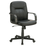 Black Office Chair with Casters B062P153798