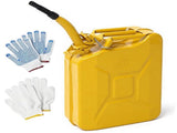 20L US Standard Cold-rolled Plate Petrol Diesel Can Gasoline Bucket with Oil Pipe Yellow 2 Pairs of 72849124