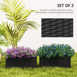 ZUN Garden Bed、 Galvanized Planter 56953602