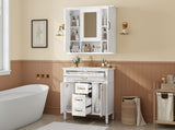 36'' Medicine Cabinet, Wall Mounted Bathroom Storage Cabinet, Modern Bathroom Wall Cabinet with N725P346902K